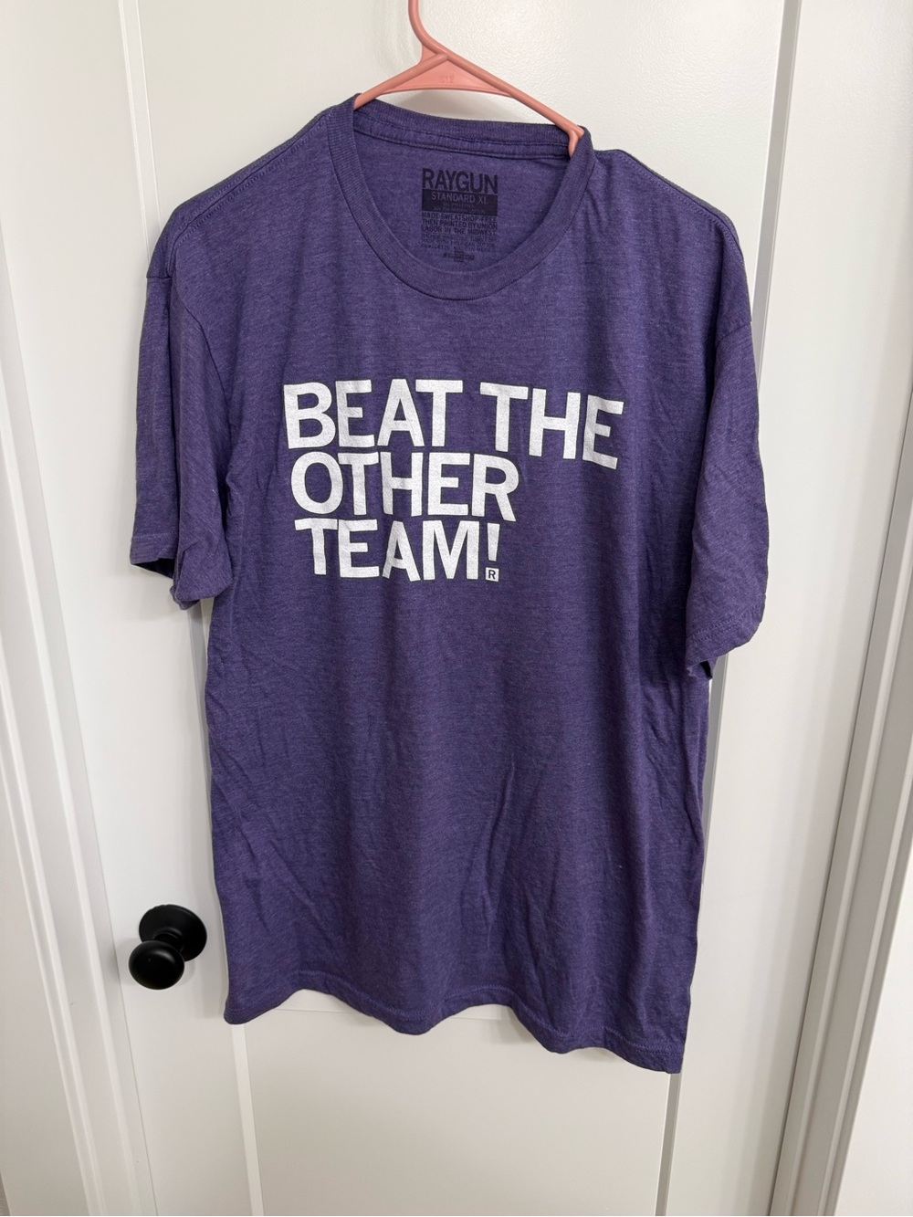 Raygun Purple 'Beat The Other Team' Graphic Tee